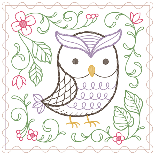 Woodland Charm - Owl [SVG, DXF]