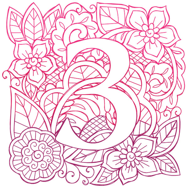 Mendhika Alphabet - 3 [SVG, DXF]
