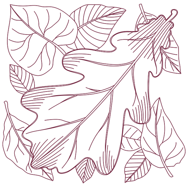 Autumn Leaves - Oak [SVG, DXF]