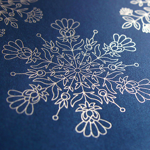 Blossoming Winter Snowflake [SVG, DXF] 1