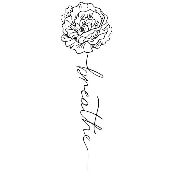 Breathe Rose [SVG, DXF]