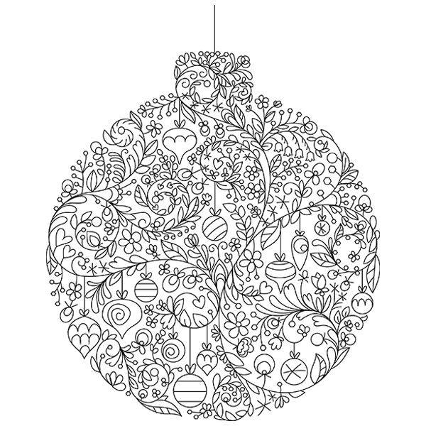 Yuletide Filigree - Ornament [SVG, DXF]