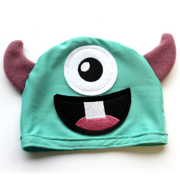 Noggin Nanimals - Monster Face (Applique) (Split)