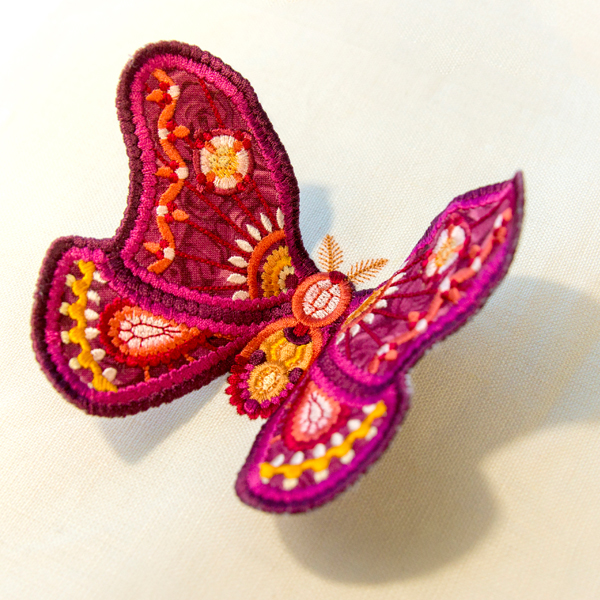 Dimensional Moth (3D Applique) 1