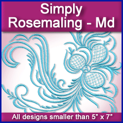 A Simply Rosemaling Design Pack - Md