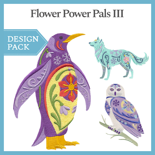 A Flower Power Pals III Design Pack - Lg