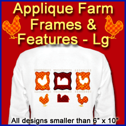 A Farm Frames & Features Design Pack - Lg (Applique)