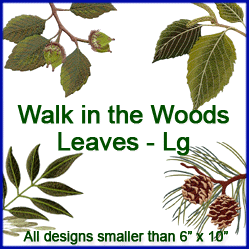 A Walk in the Woods Leaves Design Pack - Lg