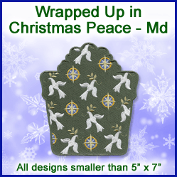 A Wrapped Up in Christmas Peace Design Pack - Md