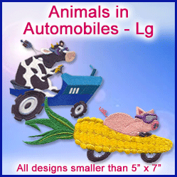 A Animals in Automobiles Design Pack - Lg