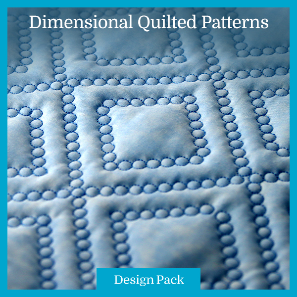 A Dimensional Quilted Patterns (Double Run) Design Pack - XXL