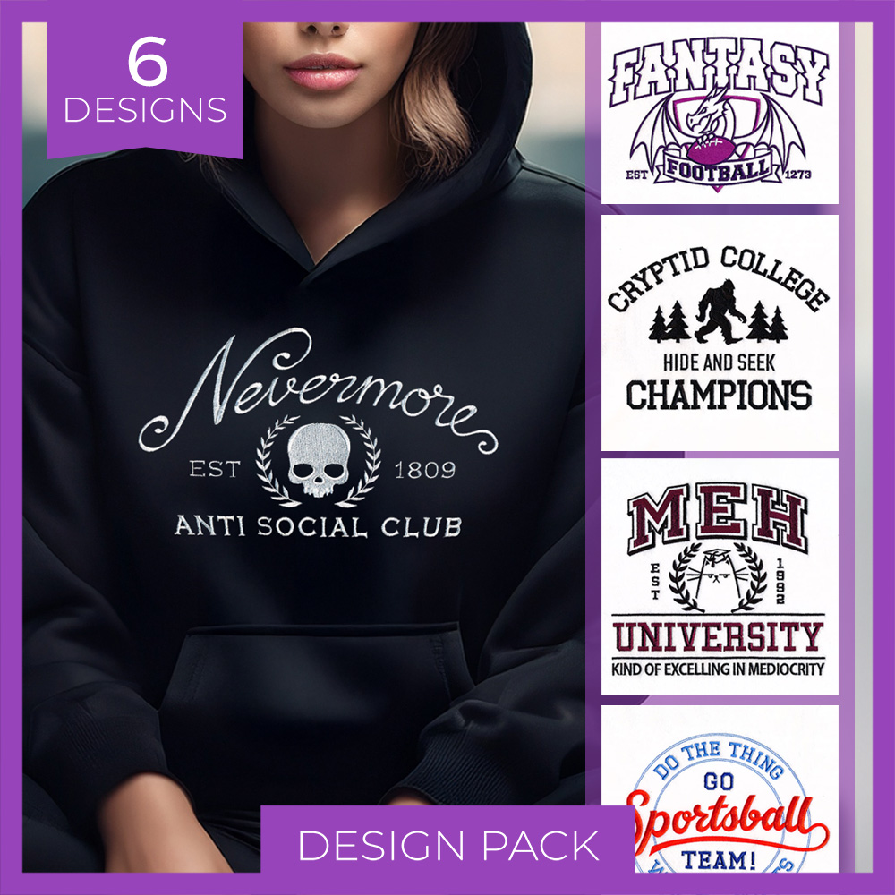 A Collegiate Humor Design Pack - XL