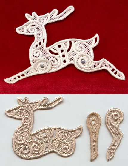 Dashing Reindeer (Lace)