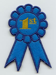 First Place Dog Ribbon First Place Ribbon (In-the-Hoop)