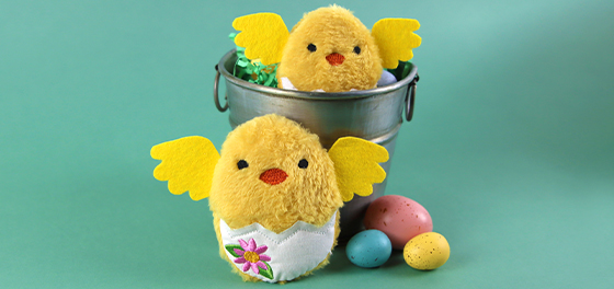 Hatching Easter Chick Ornament (In-the-Hoop)