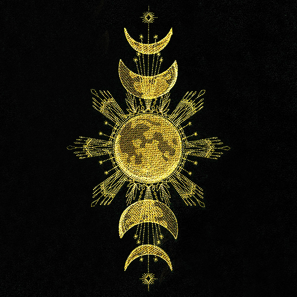 Golden Moon Phases 1