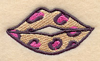 Leopard Print Lips