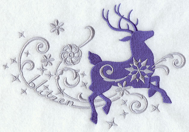 Blitzen in Filigree (Facing Right)