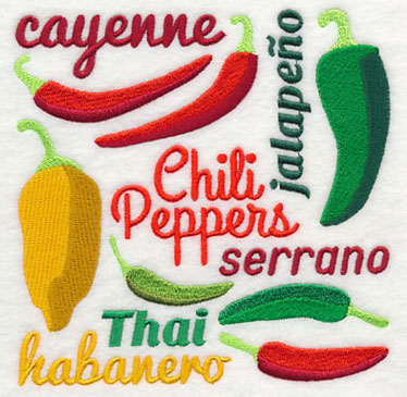 Chili Pepper Square