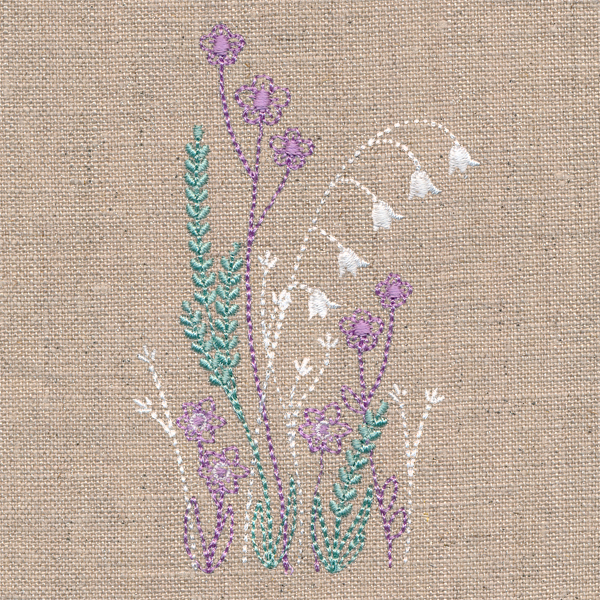 Blooming Wildflower Stems