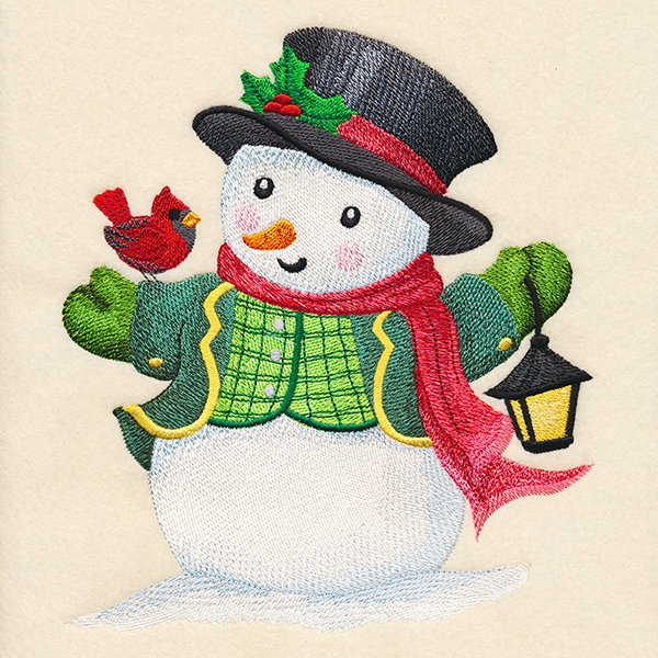 Dapper Christmas Snowman