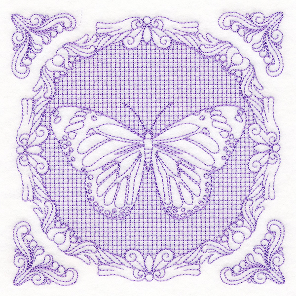 Purple and White Butterfly Cameo selling