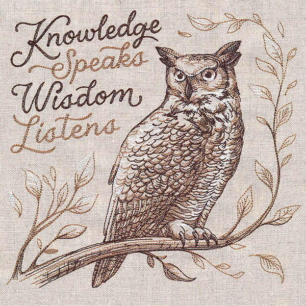 Knowledge & Wisdom Owl Medley 1