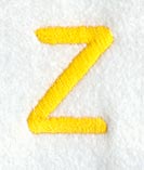 Impress Letter Z (1 1/2 Inch)