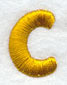 Lower Case Letter c - 1 inch (Puff Foam)