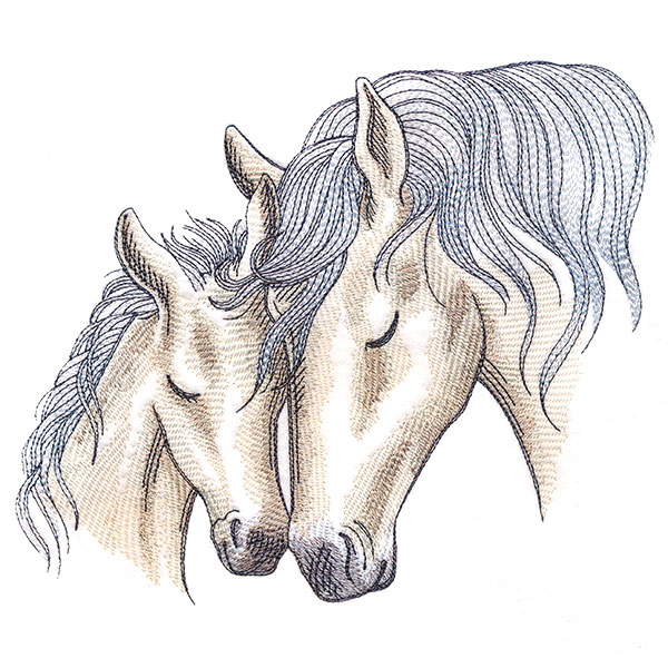 Cherished Moments - Horse & Baby 1