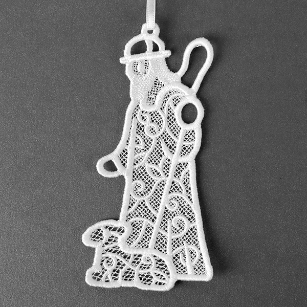 Christmas Nativity Treasures - Shepherd (Lace) 1