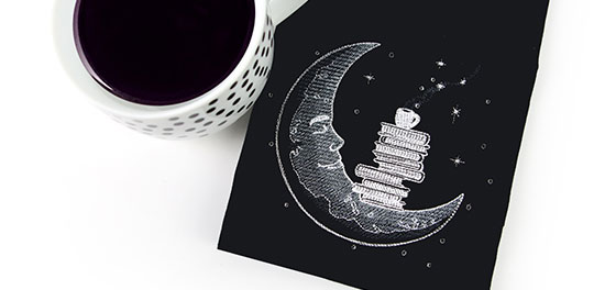 Cosmic Literary Moon