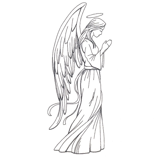 guardian-angel-drawings-guardian-angel-drawing-stock-illustrations