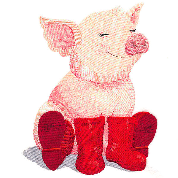 Piglet in Rain Boots