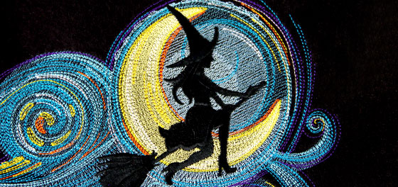 Starry Night Witch Border