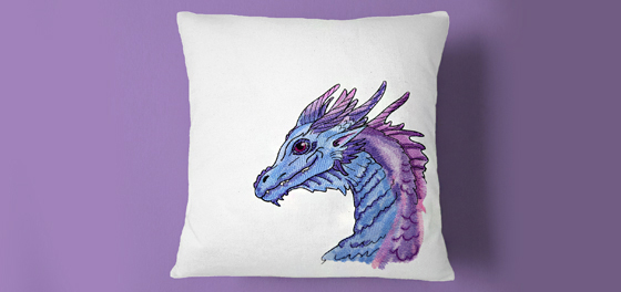 A Stitch of Fantasy Dragon Head