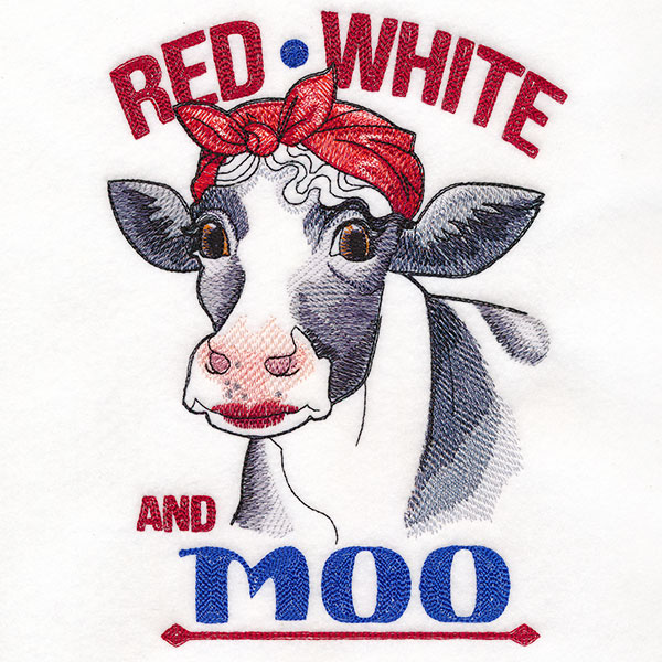 Rosy the Red, White and Moo Cow