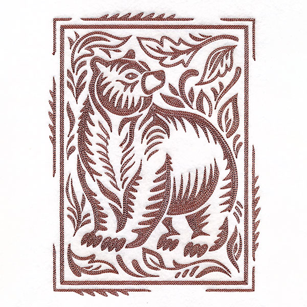 Wild Woodcuts - Fall Bear 1